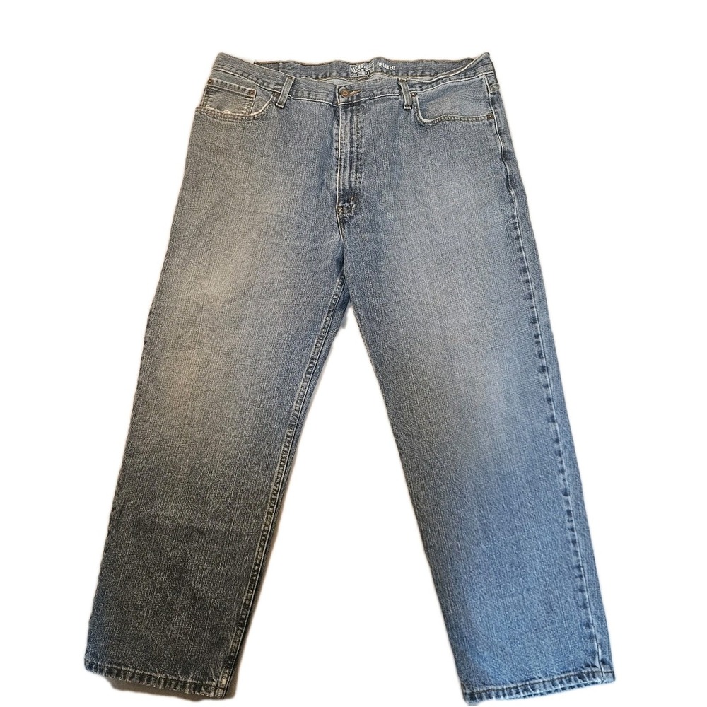Signature by Levi Strauss & Co Mens Relaxed Fit Jeans Blue Medium Wash 42x30‎